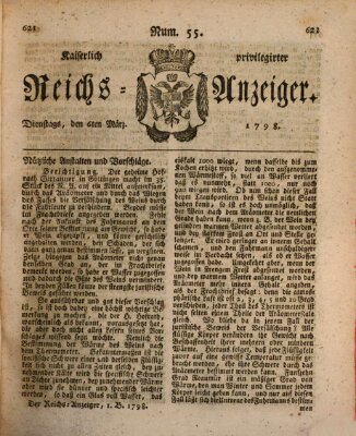 Kaiserlich privilegirter Reichs-Anzeiger (Allgemeiner Anzeiger der Deutschen) Dienstag 6. März 1798