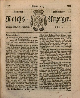 Kaiserlich privilegirter Reichs-Anzeiger (Allgemeiner Anzeiger der Deutschen) Samstag 25. Mai 1799