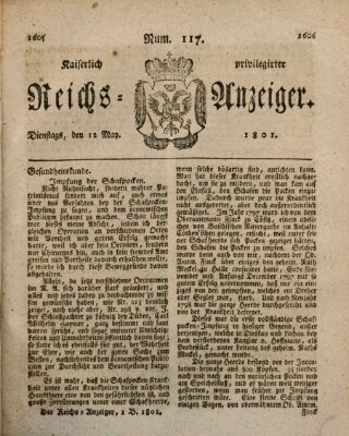 Kaiserlich privilegirter Reichs-Anzeiger (Allgemeiner Anzeiger der Deutschen) Dienstag 12. Mai 1801