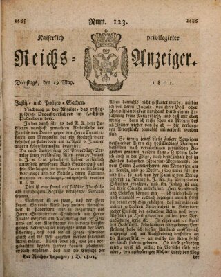 Kaiserlich privilegirter Reichs-Anzeiger (Allgemeiner Anzeiger der Deutschen) Dienstag 19. Mai 1801