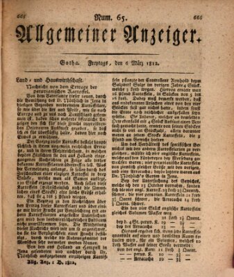 Allgemeiner Anzeiger der Deutschen Freitag 6. März 1812