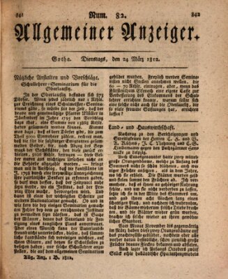 Allgemeiner Anzeiger der Deutschen Dienstag 24. März 1812