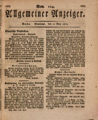 Allgemeiner Anzeiger der Deutschen Sonntag 10. Mai 1812