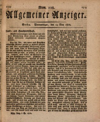 Allgemeiner Anzeiger der Deutschen Donnerstag 14. Mai 1812