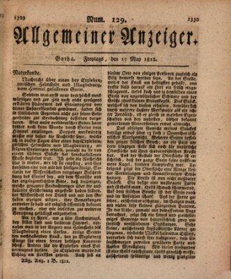 Allgemeiner Anzeiger der Deutschen Freitag 15. Mai 1812