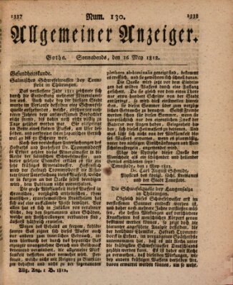 Allgemeiner Anzeiger der Deutschen Samstag 16. Mai 1812