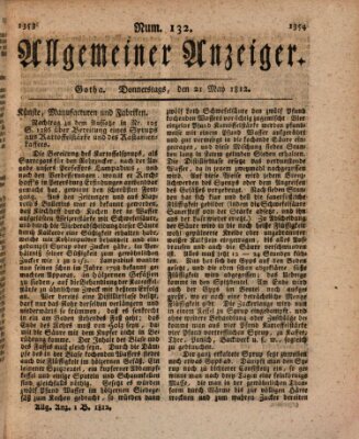 Allgemeiner Anzeiger der Deutschen Donnerstag 21. Mai 1812