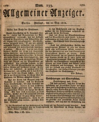 Allgemeiner Anzeiger der Deutschen Freitag 22. Mai 1812