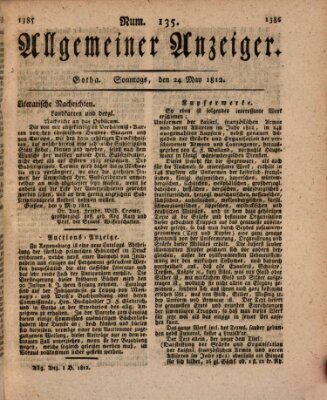 Allgemeiner Anzeiger der Deutschen Sonntag 24. Mai 1812