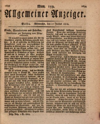 Allgemeiner Anzeiger der Deutschen Mittwoch 17. Juni 1812