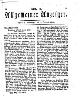 Allgemeiner Anzeiger der Deutschen Montag 11. Januar 1813