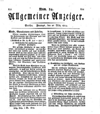 Allgemeiner Anzeiger der Deutschen Freitag 26. März 1813