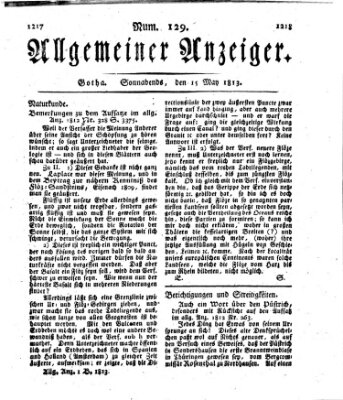 Allgemeiner Anzeiger der Deutschen Samstag 15. Mai 1813