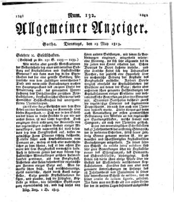 Allgemeiner Anzeiger der Deutschen Dienstag 18. Mai 1813