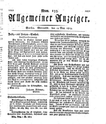 Allgemeiner Anzeiger der Deutschen Mittwoch 19. Mai 1813