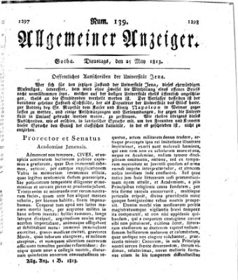 Allgemeiner Anzeiger der Deutschen Dienstag 25. Mai 1813