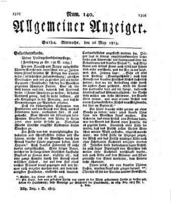 Allgemeiner Anzeiger der Deutschen Mittwoch 26. Mai 1813