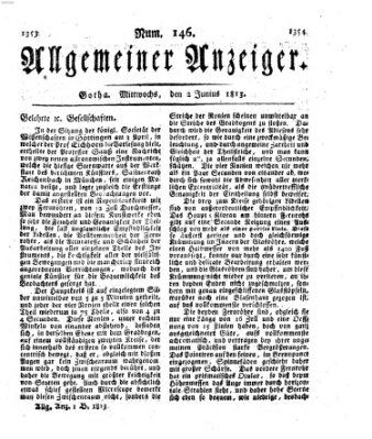 Allgemeiner Anzeiger der Deutschen Mittwoch 2. Juni 1813