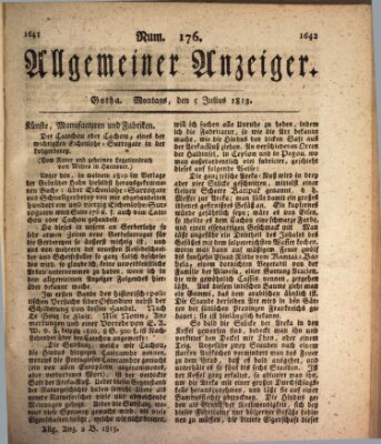 Allgemeiner Anzeiger der Deutschen Montag 5. Juli 1813