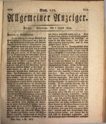 Allgemeiner Anzeiger der Deutschen Dienstag 6. Juli 1813