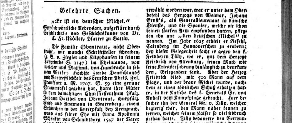 Allgemeiner Anzeiger der Deutschen Sonntag 23. September 1827