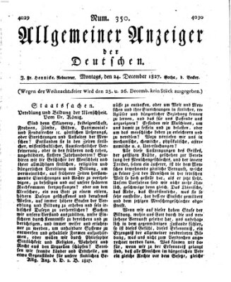 Allgemeiner Anzeiger der Deutschen Montag 24. Dezember 1827