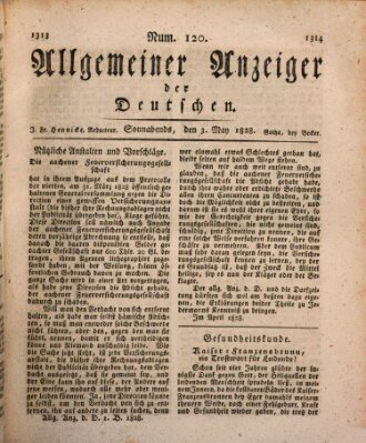 Allgemeiner Anzeiger der Deutschen Samstag 3. Mai 1828