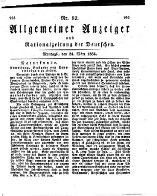 Allgemeiner Anzeiger und Nationalzeitung der Deutschen (Allgemeiner Anzeiger der Deutschen) Montag 24. März 1834