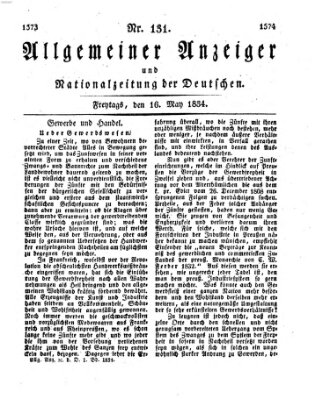 Allgemeiner Anzeiger und Nationalzeitung der Deutschen (Allgemeiner Anzeiger der Deutschen) Freitag 16. Mai 1834