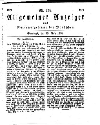 Allgemeiner Anzeiger und Nationalzeitung der Deutschen (Allgemeiner Anzeiger der Deutschen) Sonntag 25. Mai 1834