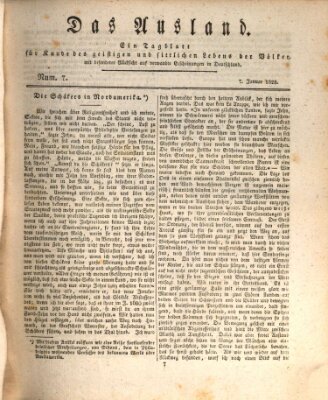 Das Ausland Montag 7. Januar 1828