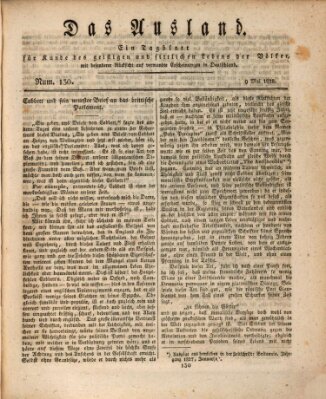 Das Ausland Freitag 9. Mai 1828