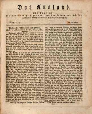 Das Ausland Sonntag 11. Mai 1828