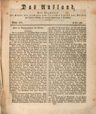 Das Ausland Freitag 16. Mai 1828