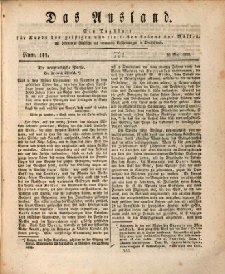 Das Ausland Dienstag 20. Mai 1828