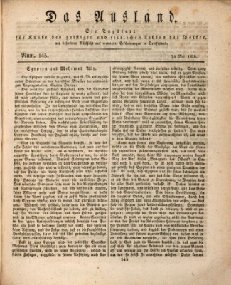 Das Ausland Samstag 24. Mai 1828