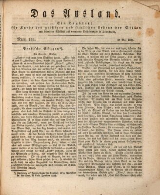 Das Ausland Dienstag 27. Mai 1828