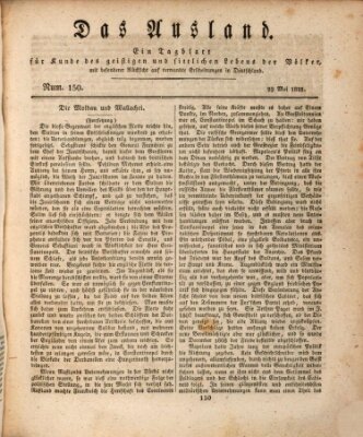 Das Ausland Donnerstag 29. Mai 1828