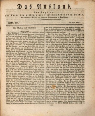 Das Ausland Freitag 30. Mai 1828