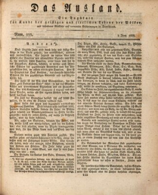 Das Ausland Dienstag 3. Juni 1828