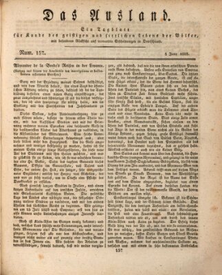 Das Ausland Donnerstag 5. Juni 1828