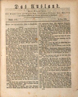Das Ausland Dienstag 24. Juni 1828