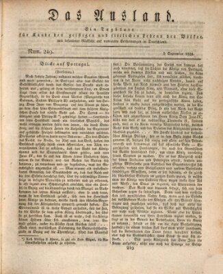 Das Ausland Freitag 5. September 1828