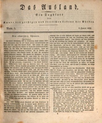 Das Ausland Montag 5. Januar 1829