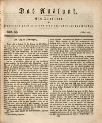 Das Ausland Samstag 9. Mai 1829