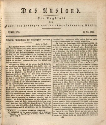 Das Ausland Donnerstag 14. Mai 1829