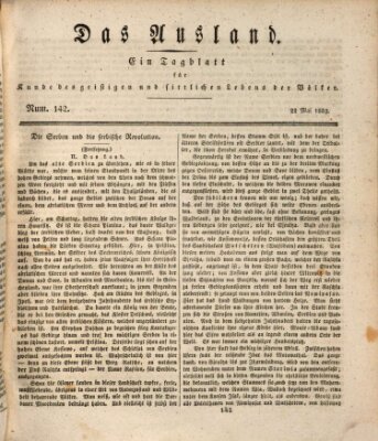 Das Ausland Freitag 22. Mai 1829