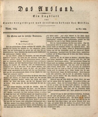 Das Ausland Freitag 29. Mai 1829