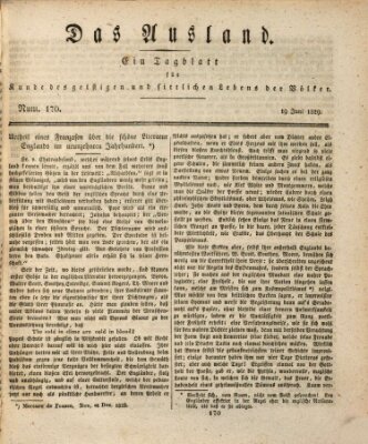 Das Ausland Freitag 19. Juni 1829