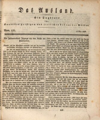 Das Ausland Donnerstag 6. Mai 1830